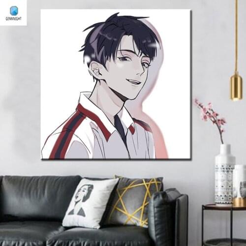 Diy oil painting cool boy digital paint by numbers Traditional Chinese coloring by numbers modular painting for decor home