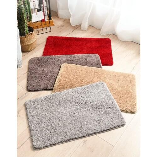 Bath Mat Super Absorbent Bathroom Carpets Cotton Rugs Bathtub Floor Mat Doormat For Shower Room Toilet Bathroom 40/80*120/100cm