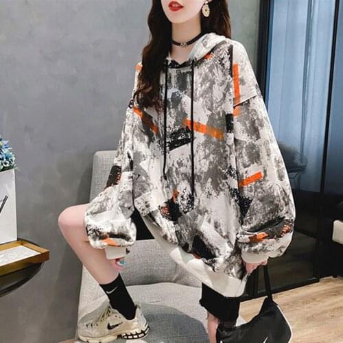 Cool Women Hoodie Streetwear Hood Sweatshirt Hoody Female Funny Long Sleeves Hip Hop Autumn Winter Women Oversized Sweatshirt