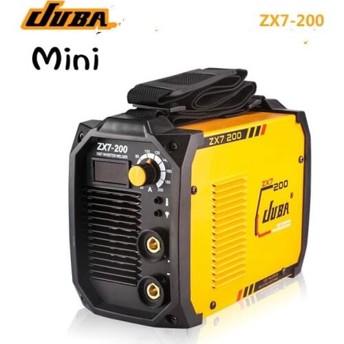 MINI DUBA ZX7-200 200A 6.5KVA IP23 Inverter Arc Electric Welding Machine MMA Welder for Welding Working and Electric Working