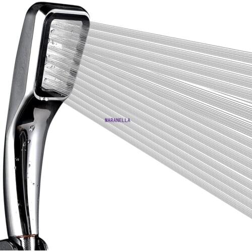 Rainfall Shower Head High Pressure Water Saving Filter Spray Nozzle ABS Chrome Handheld shower bathroom Accessory