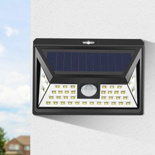 Rechargeable Solar light LED Outdoors lamp PIR Motion Sensor Garden light For Garland Patio Wall Street Porch Emergency lighting