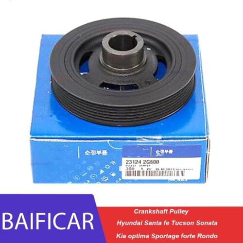 Brand New Genuine Harmonic Balancer Crankshaft Pulley 23124-2G600 For Santa fe Tucson Sonata Kia Optima Sportage Forte Rondo