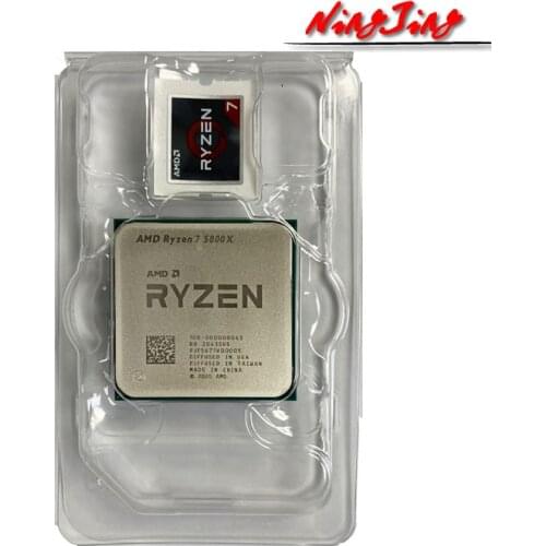 AMD Ryzen 7 5800X R7 5800X 3.8 GHz 5 pPCS Eight-Core 16-Thread CPU Processor 7NM 100-000000063 Socket AM4 New but without cooler