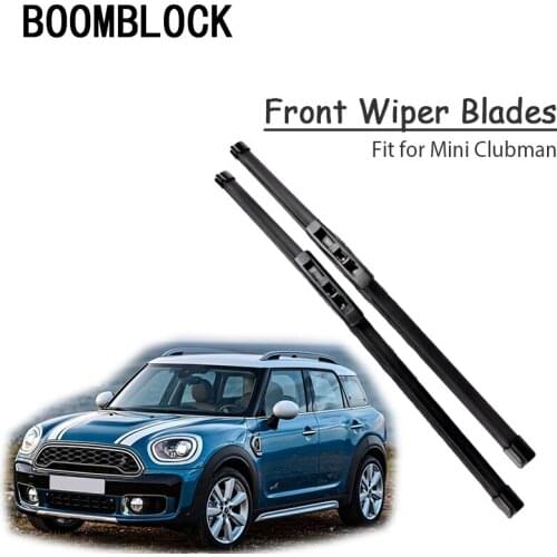 BOOMBLOCK 2PCS High Quality Front Windshield Wiper Blades For Mini Cooper Clubman R55 F54 Accessories