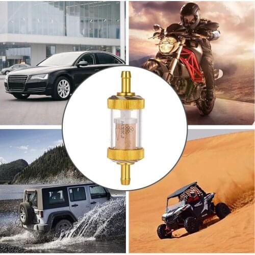 Aluminum Alloy Replacement Fuel Filter Practical Durable Motorcycle Fuel Oil Filter Gasoline Separator For ATV Dirt Pit BikeMoto