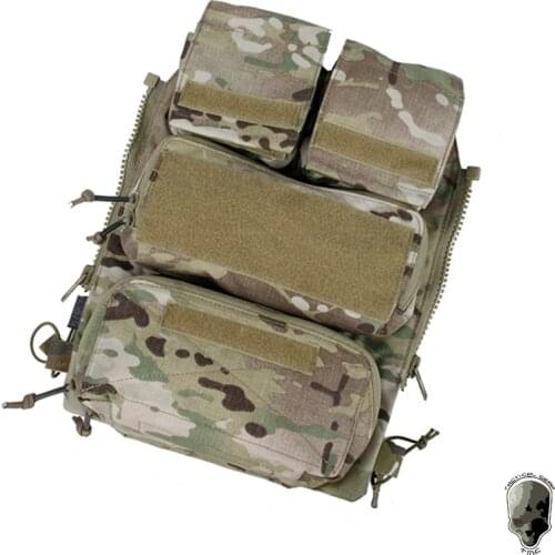 TMC Tactical Pouch Bag Zip Panel W/ Mag Pouch NG Version for AVS JPC2.0 CPC Vest MOLLE Bags 3107