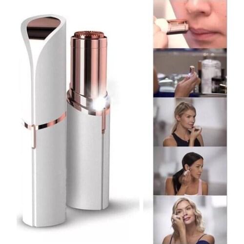 Female Electric Hair Removal No Pain Trimmer Face Nose Eyebrow Lip Hair Shaver Portable Epilator Personal Beauty Tools