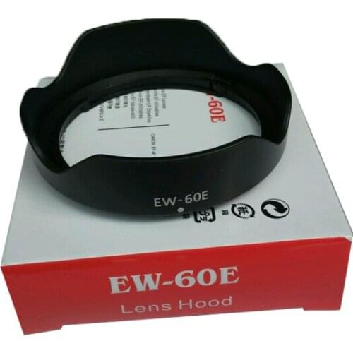 10pcs/lot EW-60E EW60E Lens Hood For Canon EOS M M2 M3 EF-M 11-22mm f/4-5.6 IS STM 55mm with package box