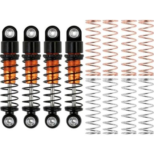 4PCS RC Car Metal Shock Absorber for 1/24 Axial SCX24 90081 RC Crawler Car High Quality Replacement Accessories