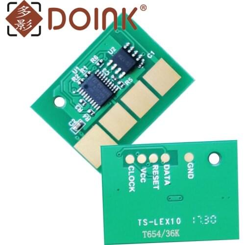 5pcs T650 7K CHIP FOR Lexmark T650 T652 T654 T656 chip 7K universal version T650A21A T650A21E T650A21L T650A21P