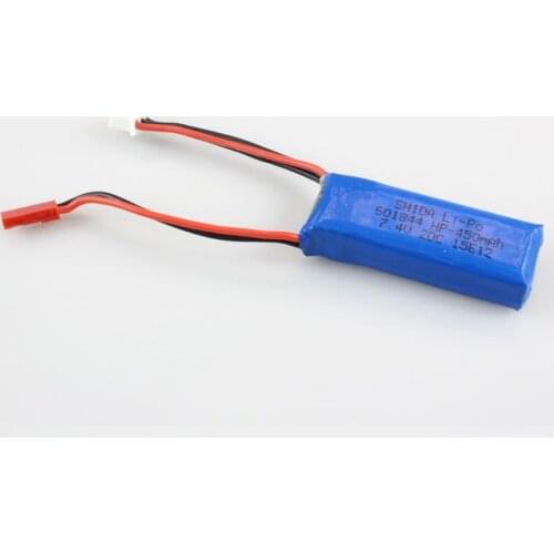 7.4V 450mAh Battery for WLtoys P929 P939 K979 K989 K999 K969 RC Car Spare Parts