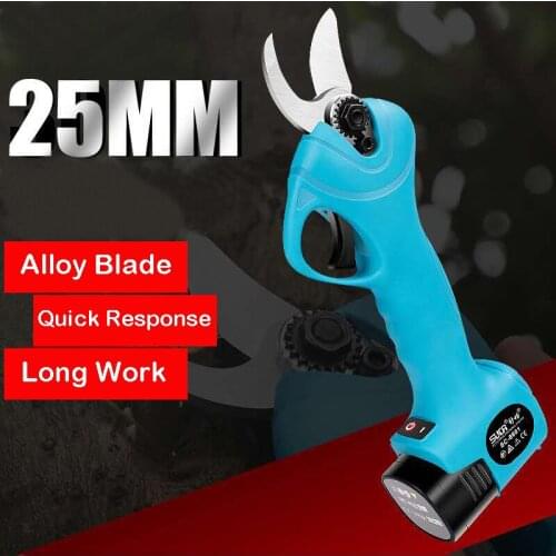 Rechargeable Electric Pruning Scissors Cordless Pruning Shears Garden Pruner Secateur Branch Cutter Cutting Tool