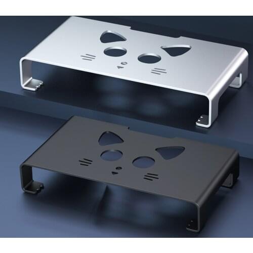 Aluminum Laptop Stand Base Monitor Stand Riser Computer Universal Laptop Holder Metal Desktop Bracket For MacBook PC Home Office