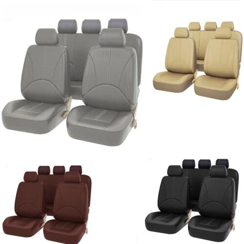 9PCS PU Leather Car Seat Covers For BMW F12 F13 F06 E38 E65 E66 F01 F04 730Li F02 F01 F04 G11 G13 Seat Cushion Cover Accessories