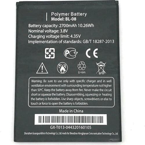BL-08 Mobile Phone Battery For THL 2015 2015A BL-08 BL08 BL 08 Real 2700mAh Replacement Battery