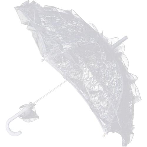 Hot sale Bud silk lace Wedding Shooting Parasol