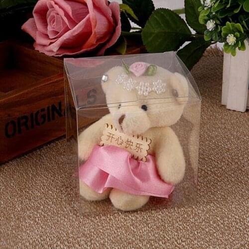 Hot 7 kinds size square plastic clear PVC boxes transparent gifts box for jewelry/candy/toys/birthday &package display box