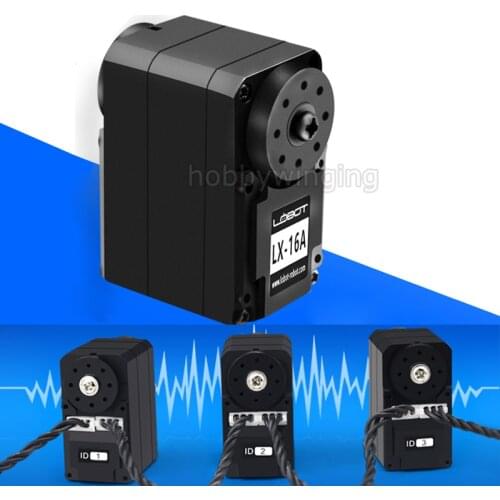 LX-16A Robot Bus Servo intelligent serial communication digital servo all metal gear high torque 19.5KG 240 degree