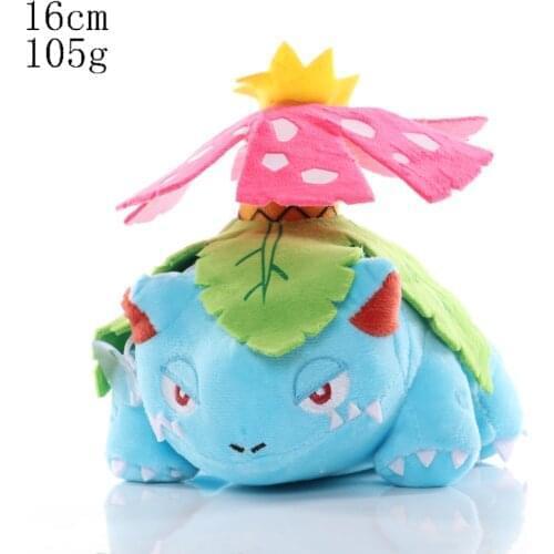1pcs TAKARA TOMY Pokemon 16cm Cute Venusaur Plush Toys Dolls Venusaur Plush Toys Soft Stuffed Plush Toys Children Kids for Gifts