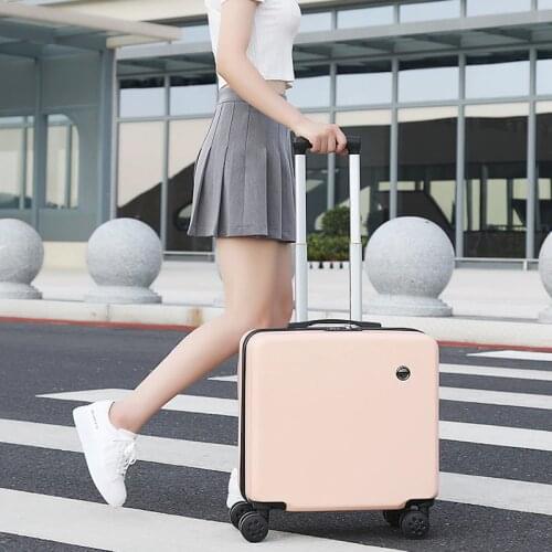 Fashion small Suitcase for women Waterproof travel luggage bags Designer suitcase Luggage 18/20 inch Portable carry on luggage