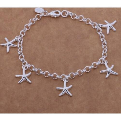 Wholesale High quality silver plated Fashion jewelry Bangles bracelet WB-124