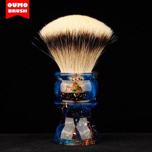 OUMO BRUSH -Pandora serires badger shaving brush with Manchuria/ACE/SILK/HOOK/WT knot