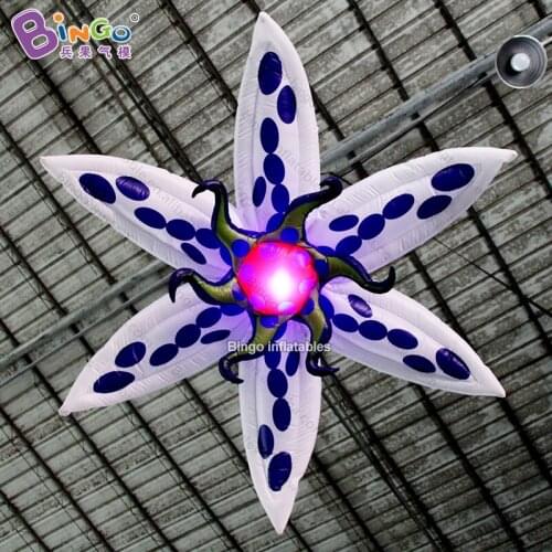 Personalized inflatable flower for decoration / inflated orchid balloons / inflatable octopus flower for sale - toys