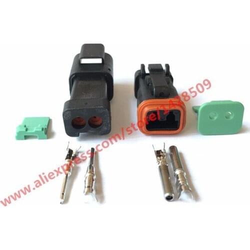 20 Set Auto DT 2 Pin Deutsch Waterproof Female Male Automotive Terminal Connector Plug Mazda