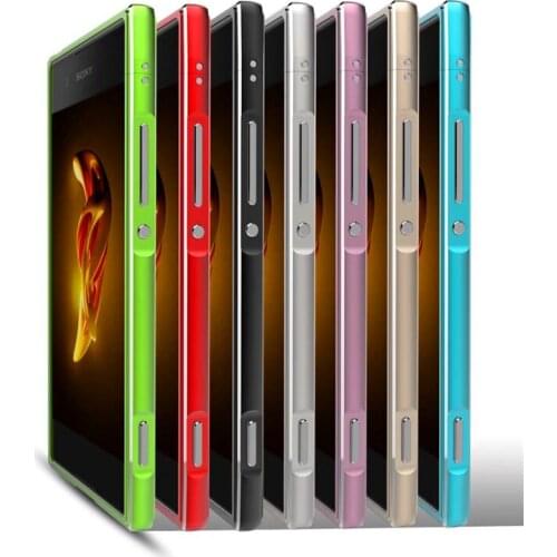 For Sony XA1 Bumper Luxury Metal Aluminum Bumper Frame Case Cover for Sony Xperia XA1 G3112 G3116 G3121 G3123 Shell Cover