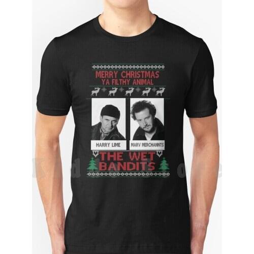 Merry Christmas You Filthy Animal-The Wet Bandits T Shirt Men Cotton Cotton S-6Xl Home Alone Christmas Wet Bandits 90S Kevin