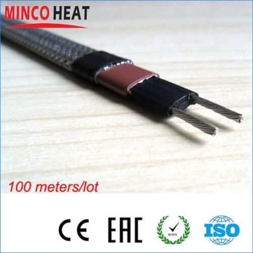 Pipe and tube Self-regulating heated heater cable with explosion proof