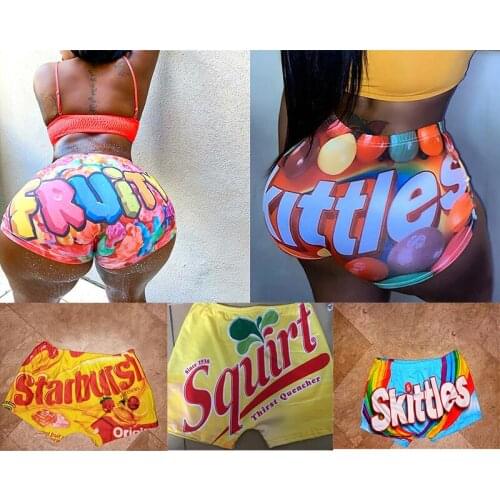 2020 Womens Summer Clothes Shorts for Women Fitness Cycling Shorts Beach Style