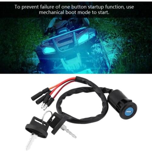 Motorcycle Motorbike Ignition Key Switch Fits For Honda 300 TRX300FW FOURTRAX 1900 2000 ATV