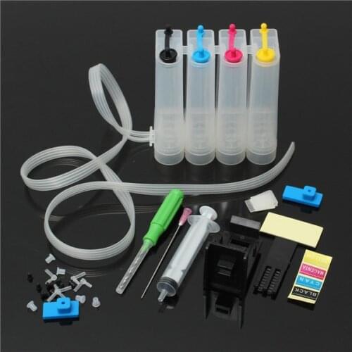 1 Set 4 Colors Dye Ink Cartridge CISS Fitting Fits With Series Printer Accessories Replaced Ink Cartridges Office Supplies