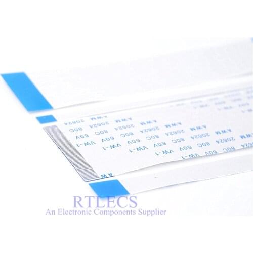 10 PCS Flat Flexible Cable FPC FFC Jumper Pitch 0.5 mm from 4 Pin to 80 pin Same Contact Side Tin Plated Conductor Type A ZIF