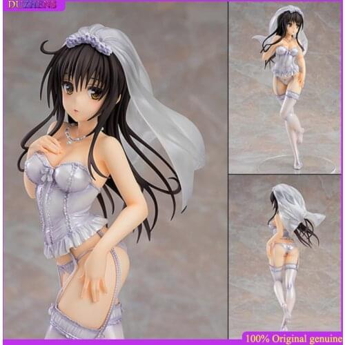 100% Original genuine To Love Ru Kotegawa Yui Wedding dress Action Figure Anime Figure Model Toys Figure Collection Doll Gift