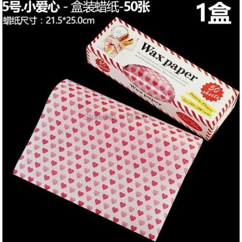 200boxes 50Pcs/box Wax Paper Food Grade Grease Paper Food Wrappers Wrapping Paper For Burger Fries Oilpaper Baking Tools hot