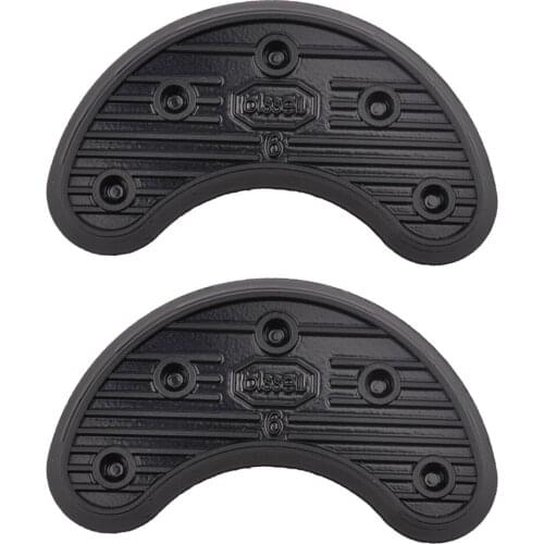 3 Pairs Rubber Stick On Shoe Sole Heel Tips Anti Slip Pads Thick 2mm+3.1mm+4mm