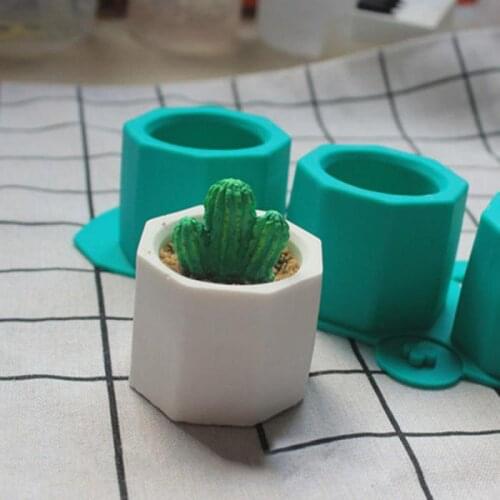 3 In 1 DIY Flowerpot Silicone Mold Cement Pot Making Mold Manual Clay Craft Cement Mold Silicone Concrete Bottle Home Decoration