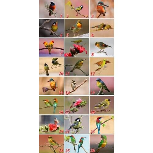 3D NEW DIY Diamond Painting Animal Diamond Needlework Crafts Best Full Diamond Embroidery Nature Birds &Flowers Home Decor