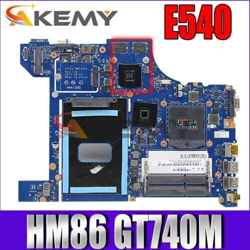 Akemy AILE2 NM-A161 FRU 04X4948 laptop motherboard For lenovo Edge E540 HM86 GT740M Mainboard