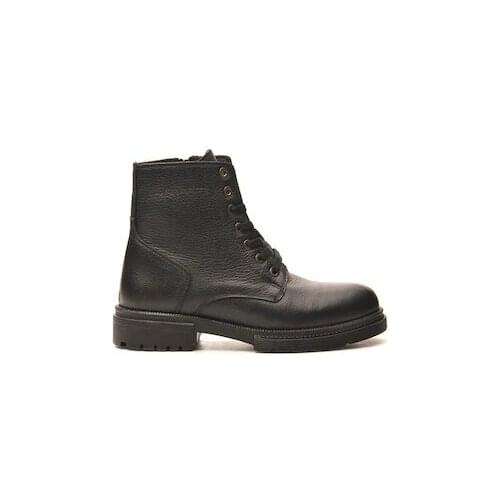 BULLDOZER 200056 BLACK FLOTER MALE LEATHER BOOTS