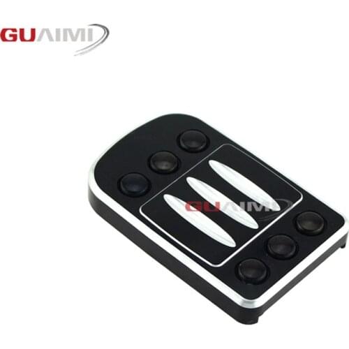 Motocycle Brake Pedal Cover Large Parts Black For Harley Touring Street Glide Road King Softail Dyna FLTR