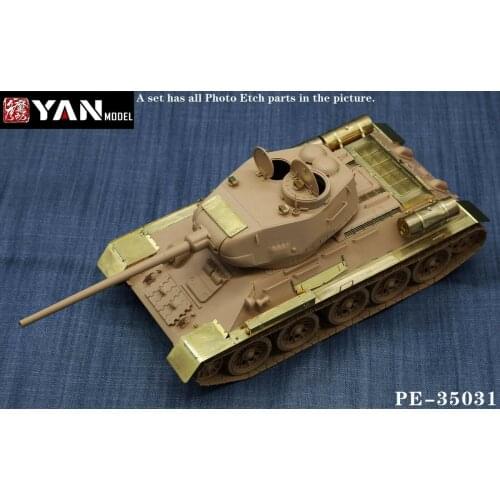 Yan Model PE-35031 1/35 T-34/85 Photo Etches for Rye Field Model