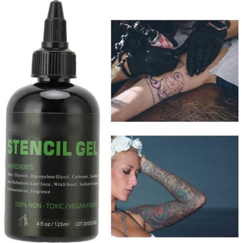 125ml Tattoo Transfer Gel Solution Temporary Tattoo Supplies for Transfer Stickers Paper Tattoo Supplies