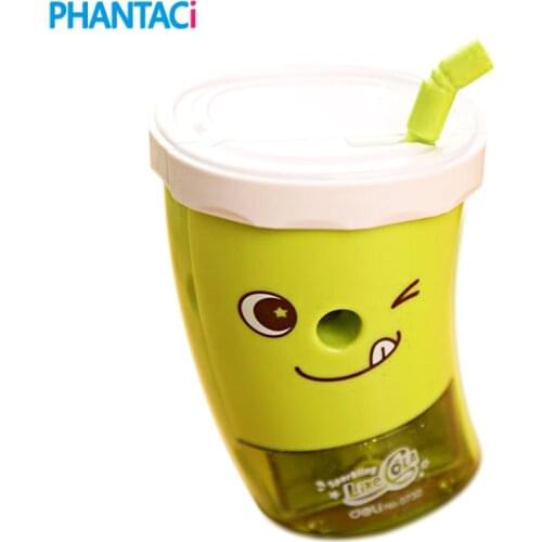 Kawaii Cola Pencil Sharpener Cute Student Sharpeners Gifts for Boys Girls School Office Stationery Supplies Wholesale