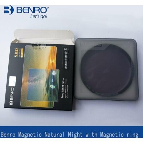 Benro 82mm Magnetic Circular Natural Night Filter (Light Pollution Filter) includes 82 adapter ring
