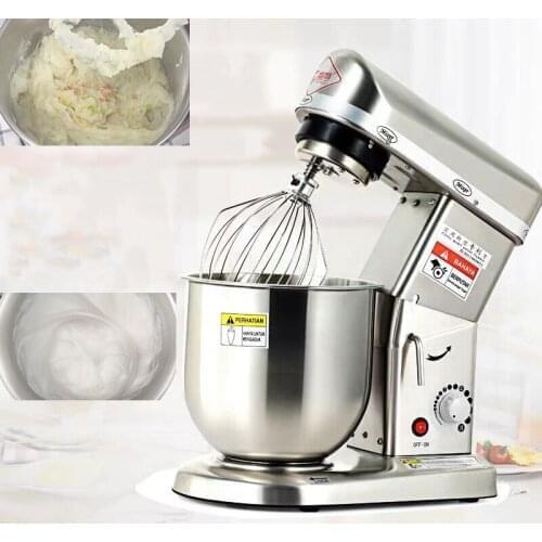 Commercial Stainless Steel Chef Machine Dough Mixer Household Food Mixer 10L Egg Cream Salad Beater Cake Mixers 220V