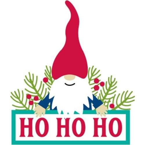 MISS VINTAGE Craft metal cutting dies cut die mold christmas gnome Scrapbook paper craft knife mould blade punch stencils